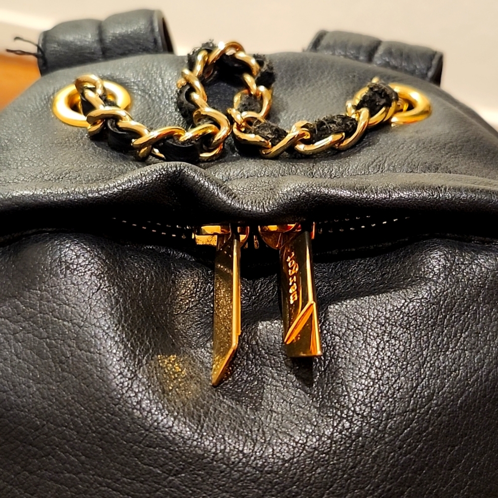 Margot Black Leather Backpack - image 2